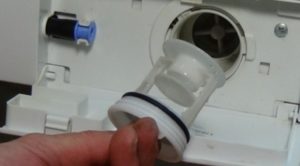 The trash filter needs to be cleaned