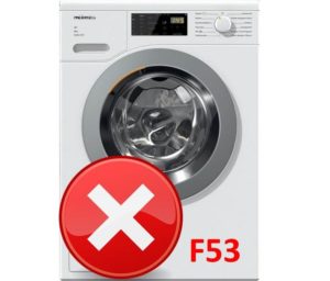 Код за грешка на пералня Miele F53