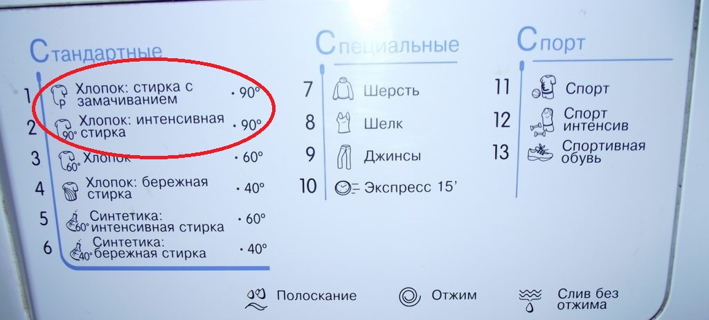 choose high-temperature washing