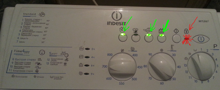 the machine may display an error code