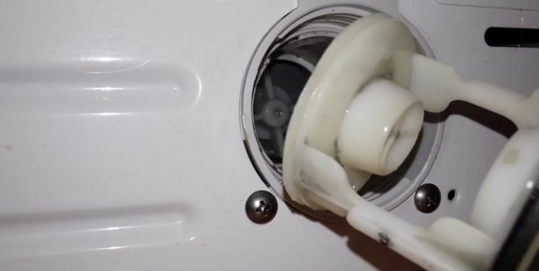 rinse the filter under running water