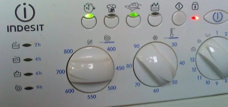 Indesit washing machine malfunction