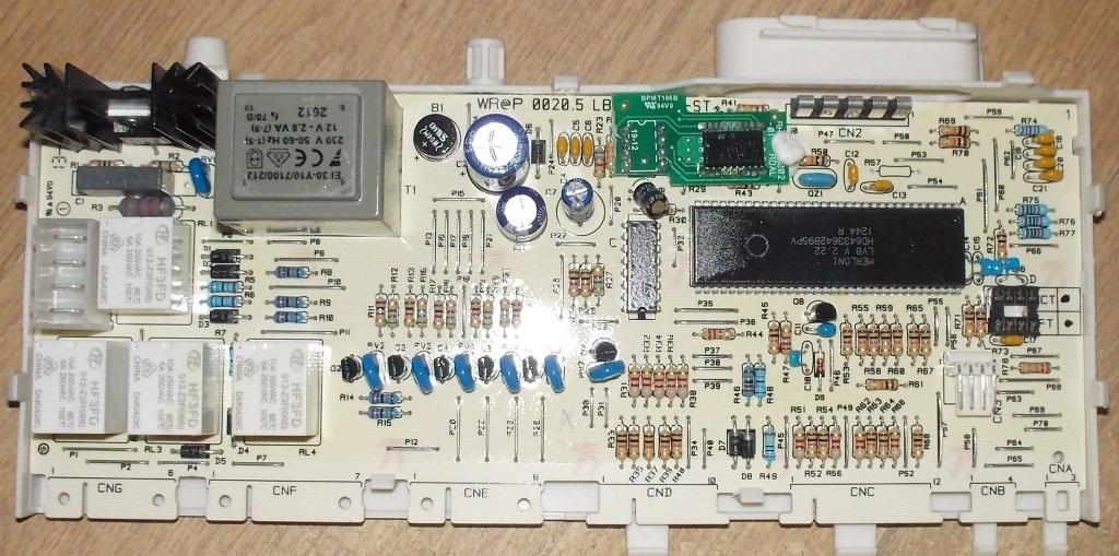 The Indesit electronic module broke down
