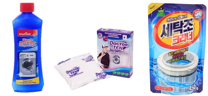 detergent dispenser cleaning agents