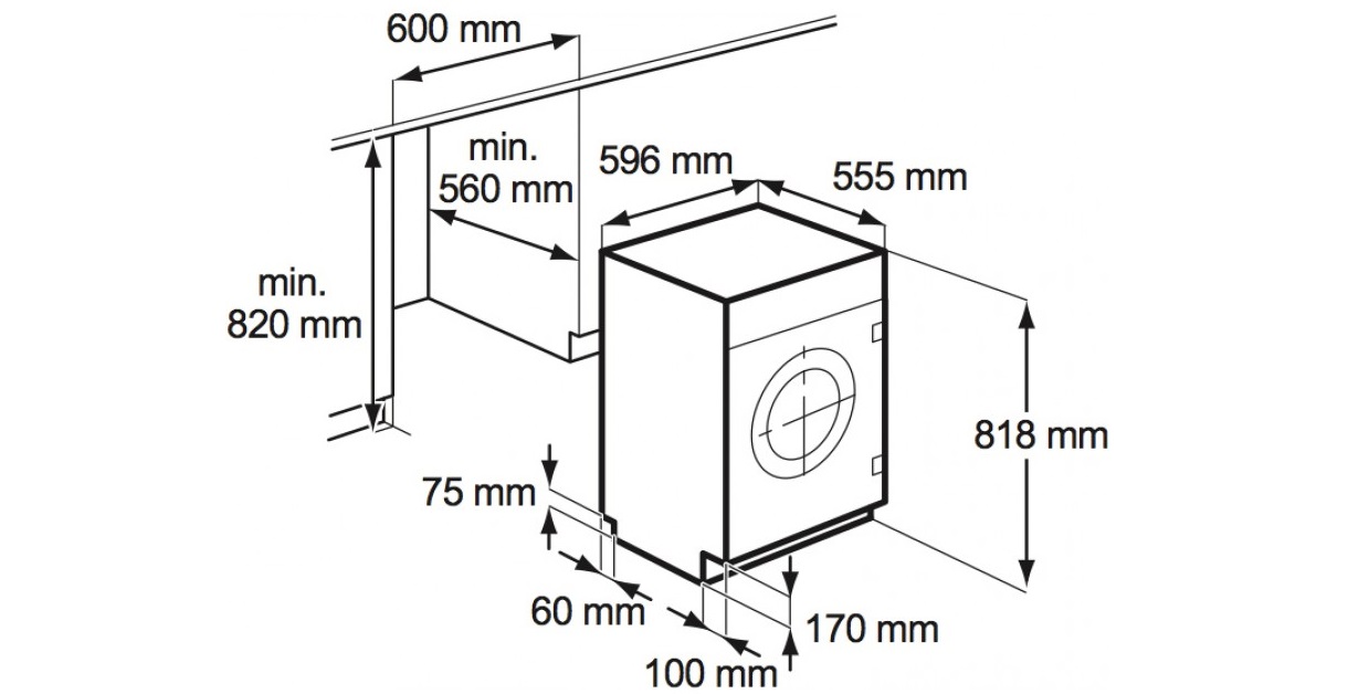 Pay more attention to the dimensions of the built-in Indesit
