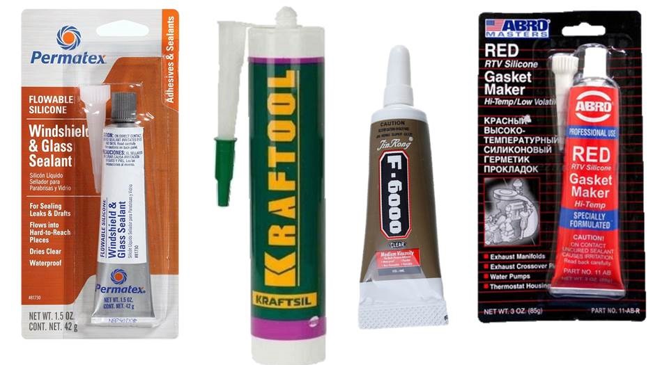 Adhesives for the Indesit washing machine tank