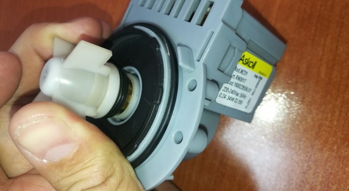 the impeller may be faulty