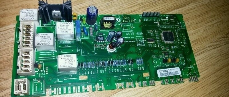 The Indesit module burned out