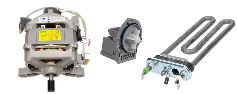 the motor pump or heating element is broken