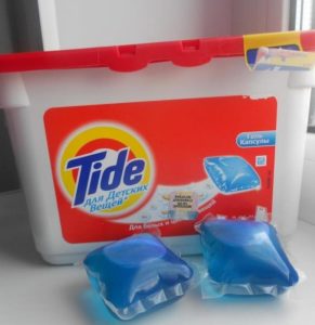 Как да използвам капсули за пране Tide?