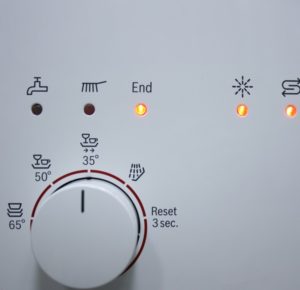 What do the symbols on a Bosch dishwasher mean?