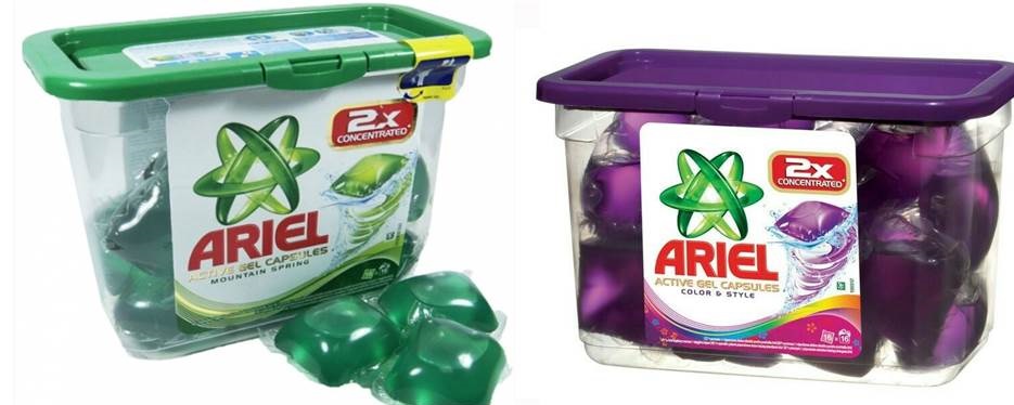 Types of Ariel capsules