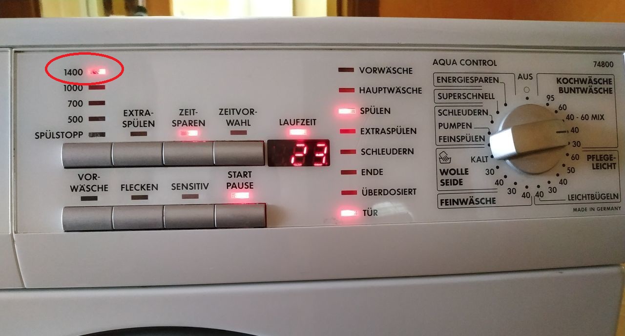 too much spin was used