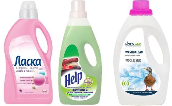 use washing gels for wool