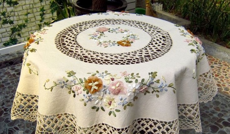 embroidered tablecloths should be washed with care