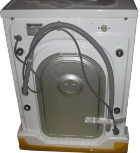 How to remove the back panel of a Samsung washing machine