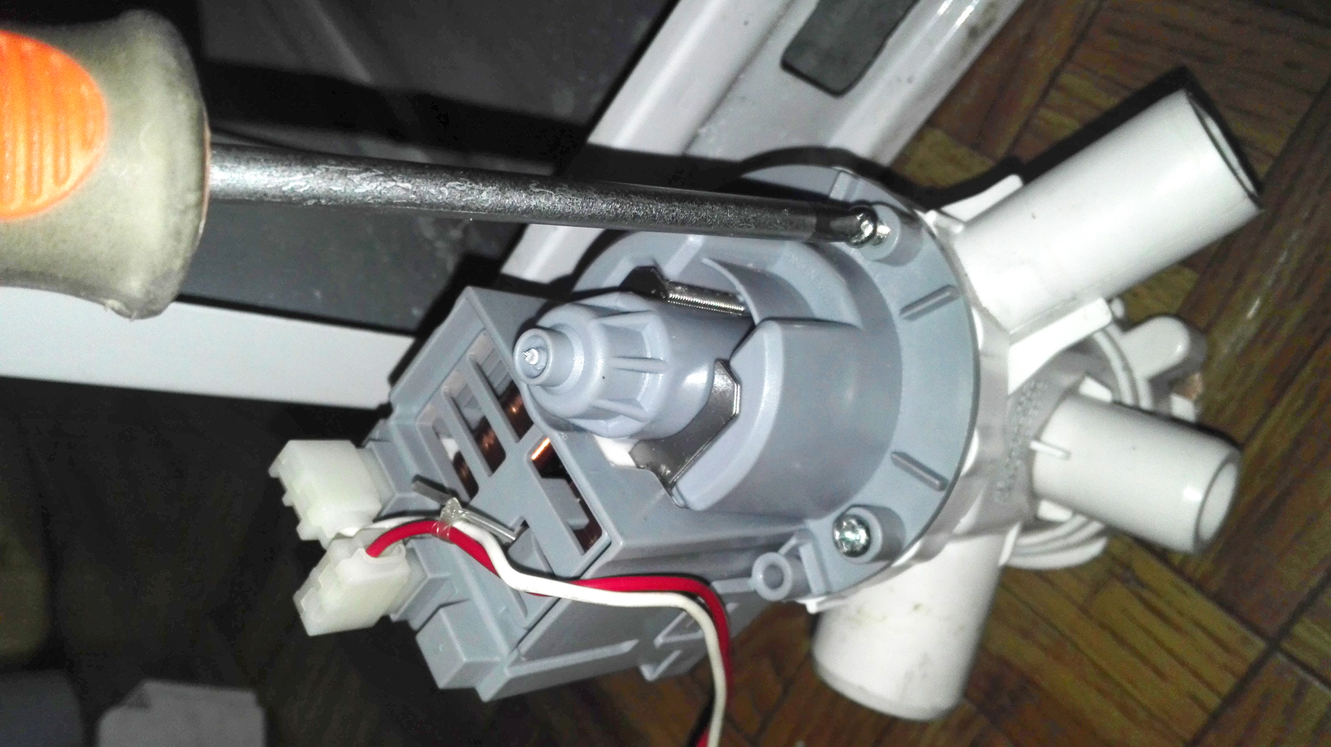 Replacing the pump is easy