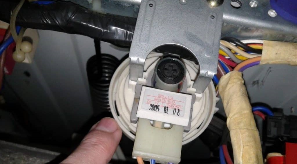 we find the pressure switch