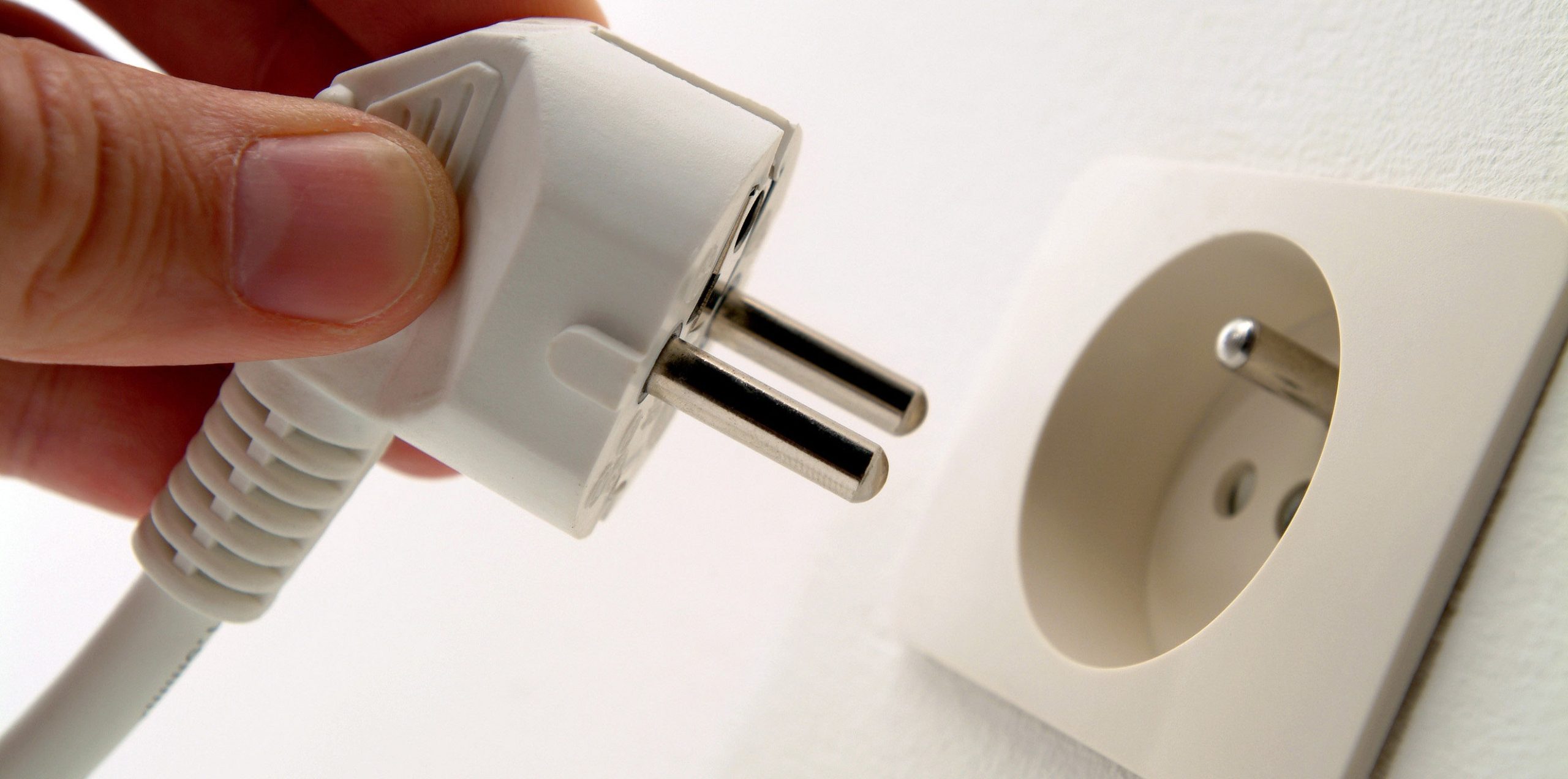 unplug the washing machine