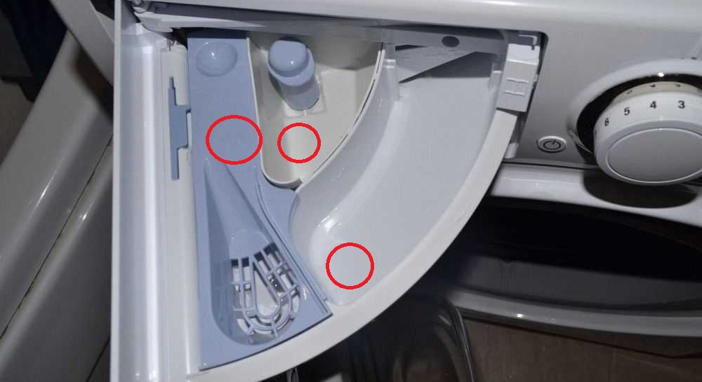 usually the compartments have markings