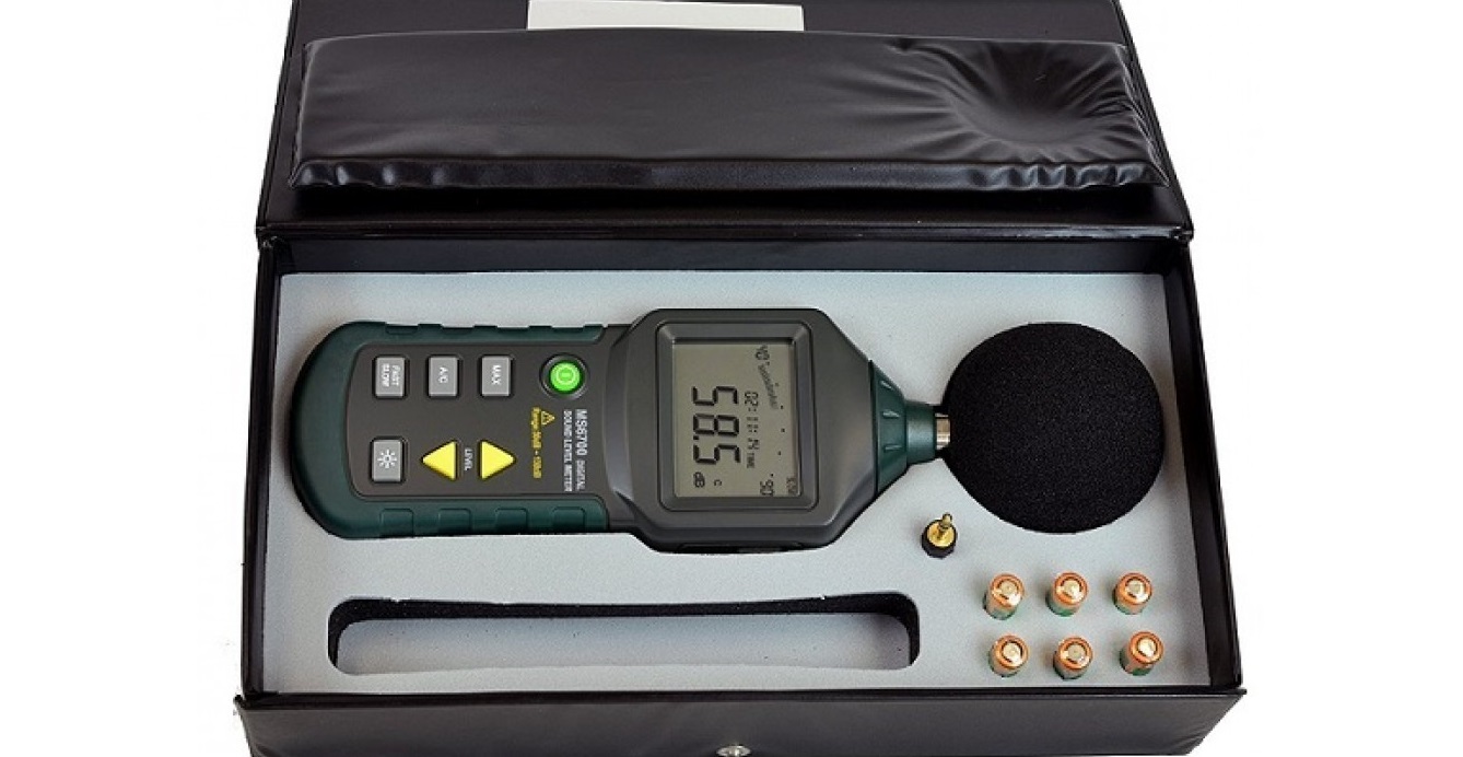 use a sound level meter