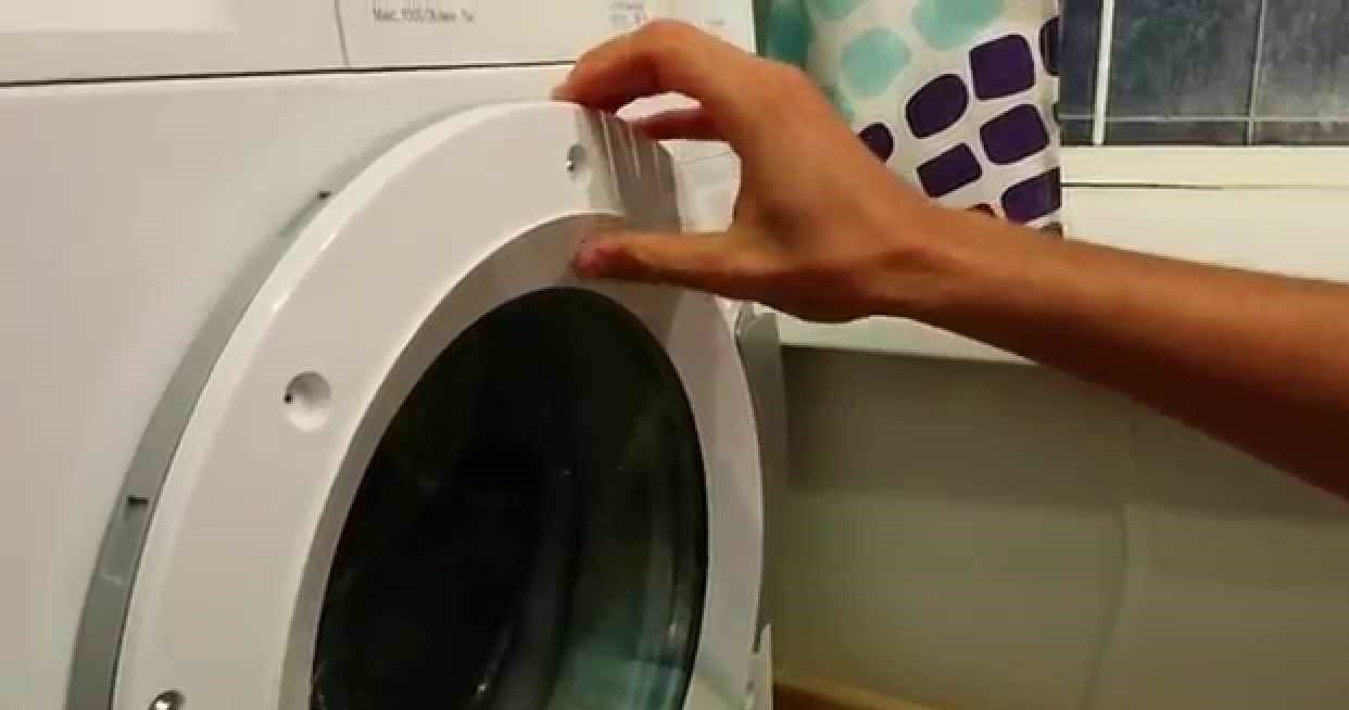 The door of the Bosch washing machine won't open.