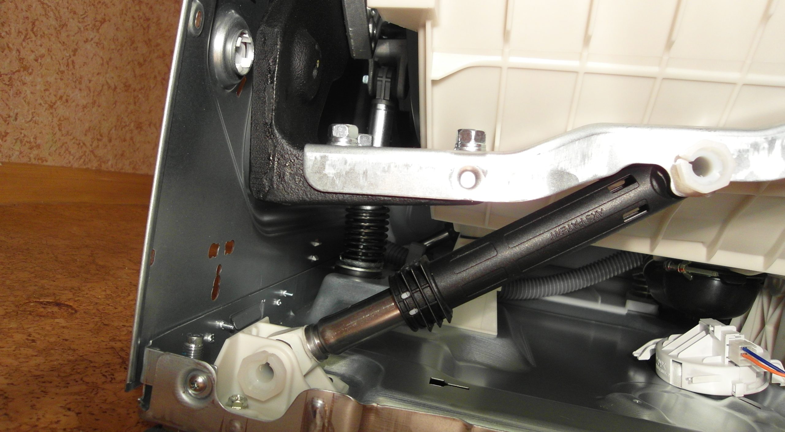 the reason is in the shock absorbers