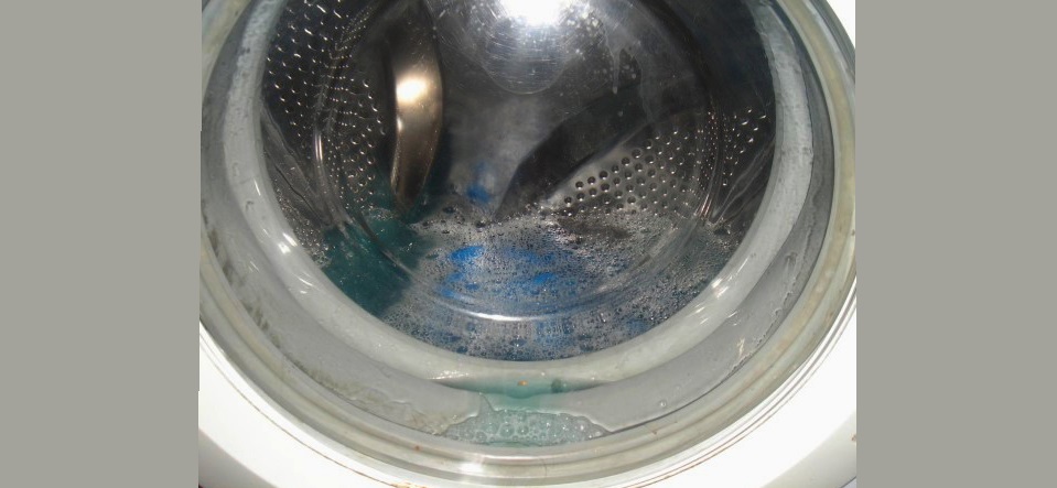 There is a lot of water in the tank