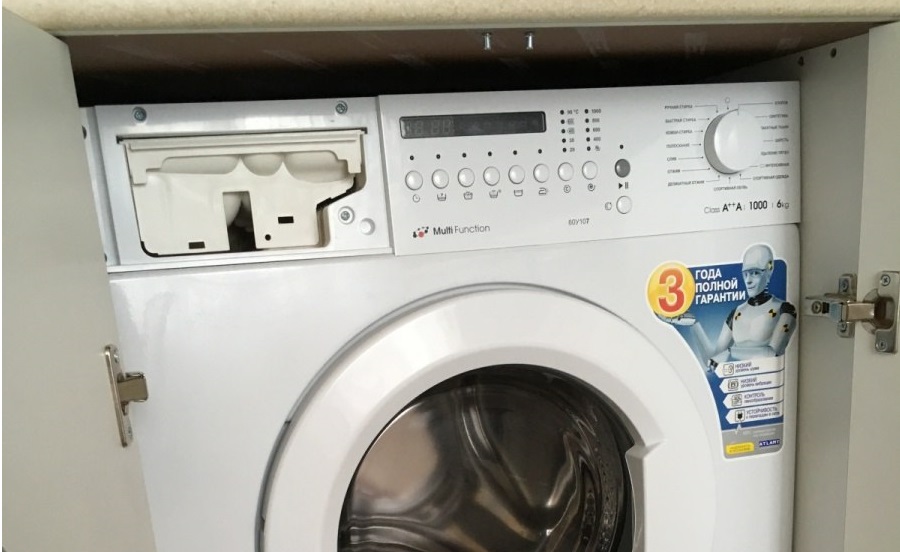 the machine must fit under the countertop