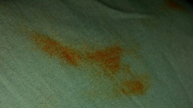 the stains didn't come out