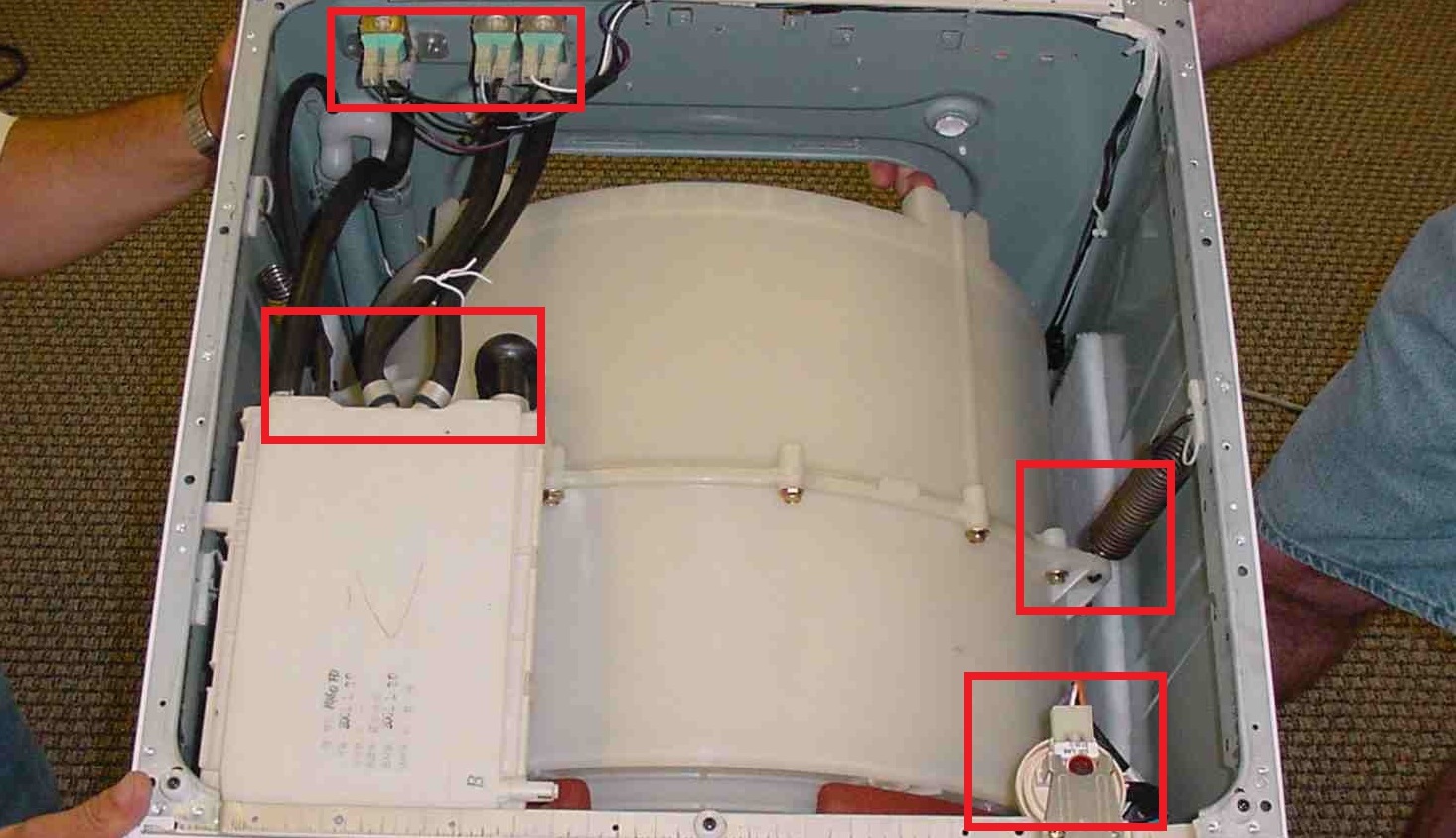 By removing the cover you gain access to the parts