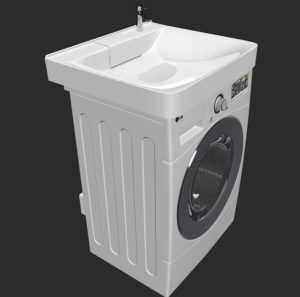 Размери на мивката над пералнята