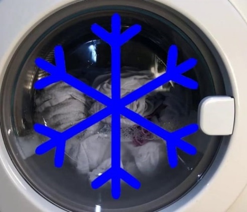 Machine wash with cold water