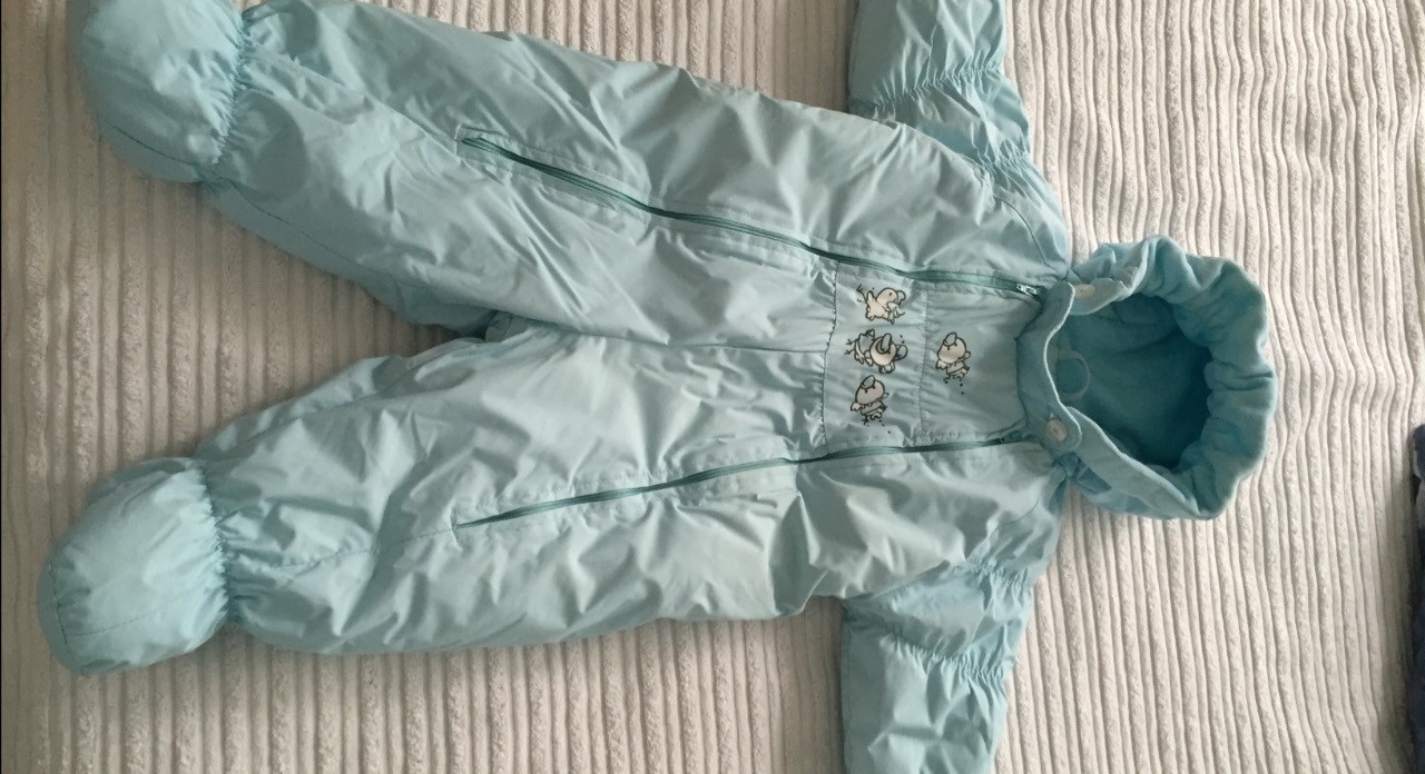 Preparing winter overalls for washing