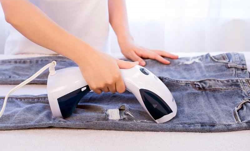Let's steam the jeans