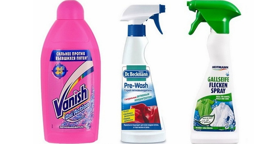 stain removers against greasy stains