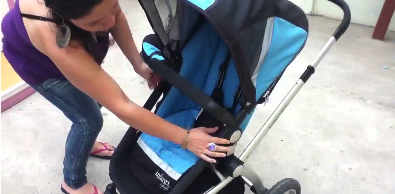 disassembling a stroller