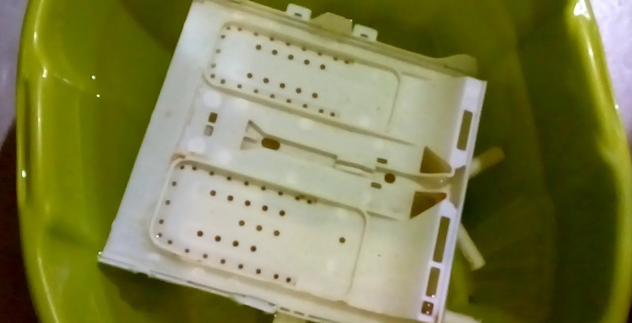 cleaning the dispenser