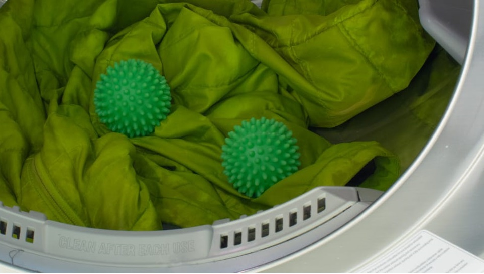 Use balls when washing