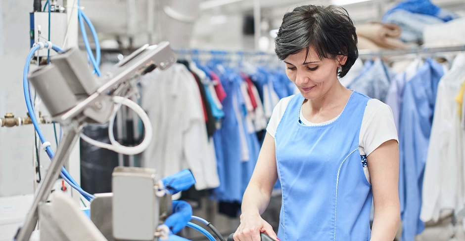 take the blanket to the dry cleaner