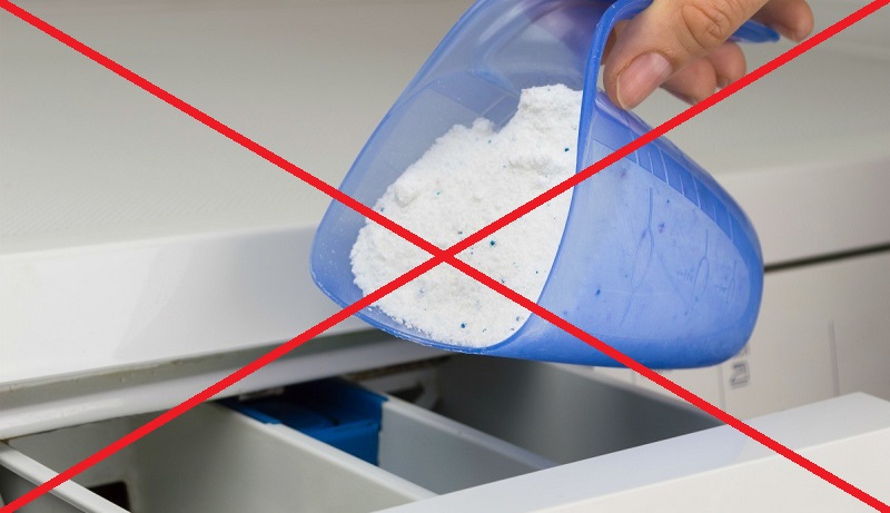 do not use dry powder