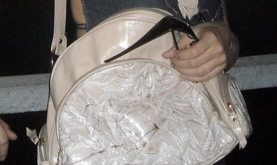 Deformation of a leather bag after washing