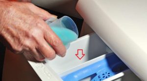 gel in the large compartment