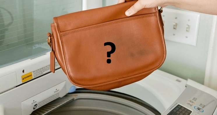 Will the washing machine ruin a leatherette bag?