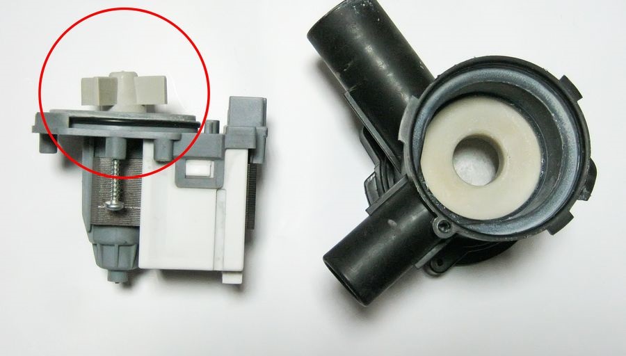 we disassemble and clean the pump