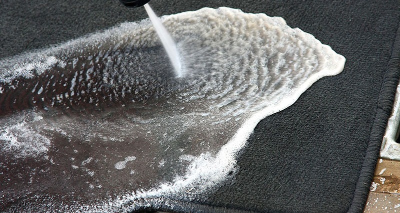 traditional car mat cleaning