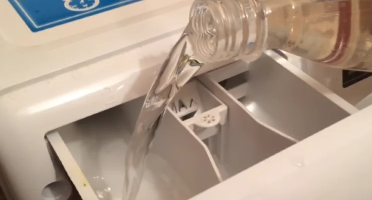 Vinegar will help clean the machine.