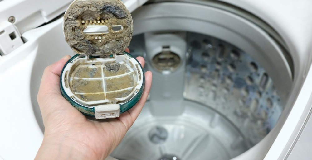 the filter gets clogged with hair