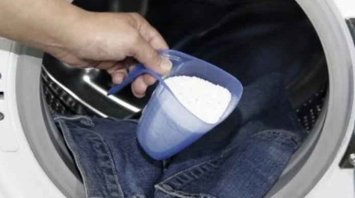 Ar galiu dėti miltelius į būgną?