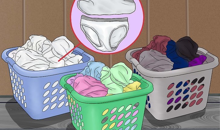 Sort your clothes before washing